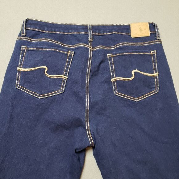 U.S. Polo assn. high rise skinny jeans size 14 - Picture 7 of 12